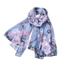 High printed quality hijab women fashion arabic square hijab cotton prayer shawl 2017 floral scarf large